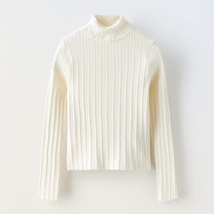 RIBBED TURTLENECK SWEATER